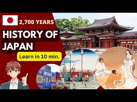 Japanese History in 10 minutes 🇯🇵, Journey through 2,700 years #JapaneseHistory #history