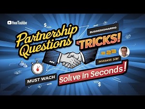 Partnership Complete Concept in one video | All Important Question with Shortcut Tricks 🔥🔥🔥