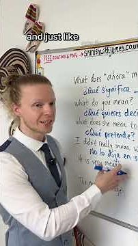 What does ‘mean’ mean in #spanish #spanishlanguage #learnspanish #spanishtips #español #spanishclass