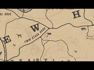 RDR 2: Survivalist 6 and Weapons Expert 3 challenges completed together at Twin Stack Pass