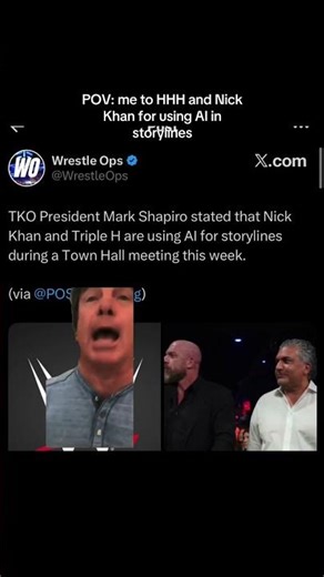 IS THIS WHY THE STORIES IN WWE BEEN FALLING FLAT AS OF LATE?! #wwe #wrestling #wweshorts #shorts