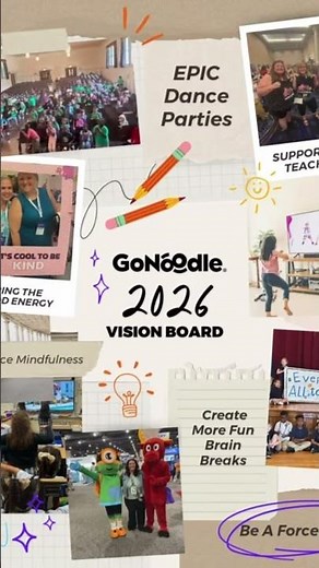 GoNoodle Vision Board