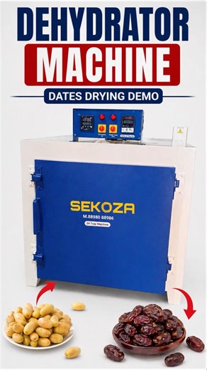 From Fresh to Dry Dates | Sekoza Dryer Machine Test