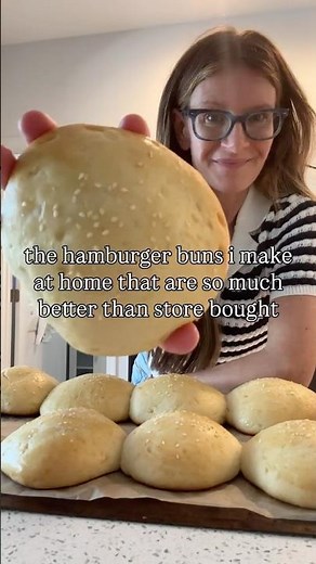 HOMEMADE HAMBURGER BUNS