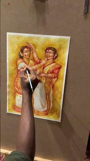 Easy Watercolour Painting for Beginners #art #artist #shorts