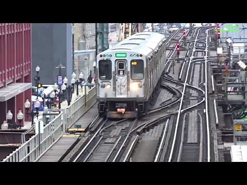 The Chicago (USA) El Train Loop 2018