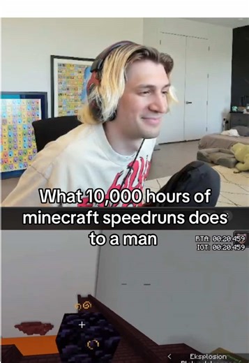 Effects of 10,000 Hours of Minecraft Speedruns