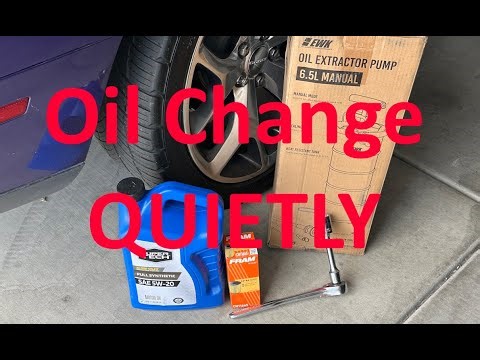 Dodge Challenger Oil Change - Quietly