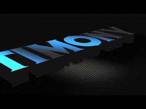 TESTIMONY l After Effect text Animation - elijagod