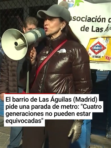 Vecinos de Las Águilas piden parada de metro en Madrid