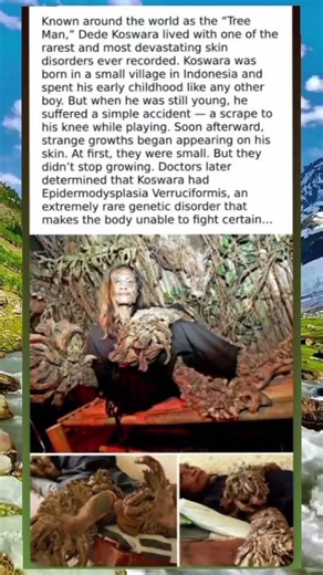 The Extraordinary Tale of Dede Koswara and His Battle with Epidermodysplasia Verruciformis