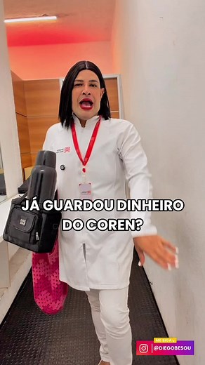JÁ GUARDOU O DINHEIRO DO COREN? #coren #diegobesou #humortiktok #enfermagem #profissionaldasaude