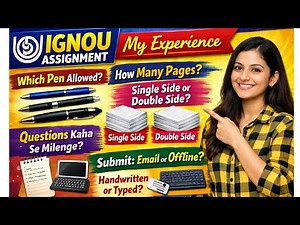 IGNOU Assignment Full Guide | Pen, Pages, Format, Submission Mode | My Experience #ignouassignment