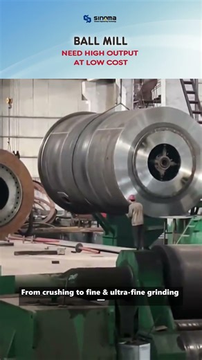 Watch the Ball Mill Grind Rock Like Sand#ballmill #grindingmill #miningequipment #heavymachinery