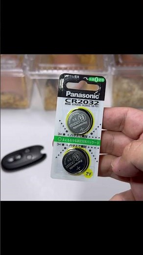 1分でできるエブリィワゴンのスマートキーの電池交換#shorts