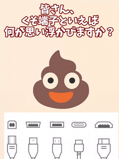 くそ端子代表type-B #typeb #microusb #ケーブル #windows #イヤホン #ダイソー #android