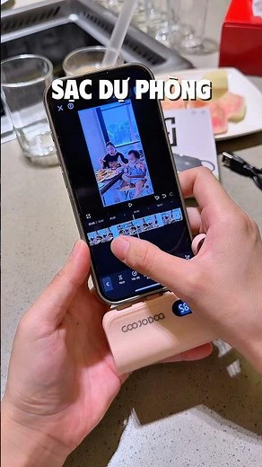 Review Sạc dự phòng mini Goojodoq | Hoa Phạm TV