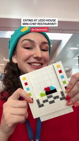 Emily on Instagram: "Eating at the famous Mini-Chef Restaurant at LEGO House @legohouse #hosted #lego #legohouse #food #restaurant #legofood"