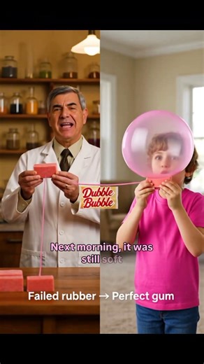 how bubble gum invented..😳🤯