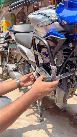 Crash guard installation😱hero xtreme 125R #shorts