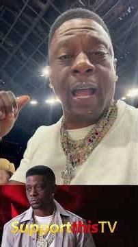 Boosie At The Game With Tyler Perry And Coach K
