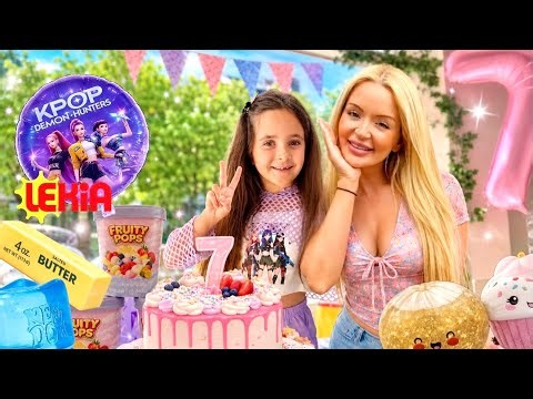 NICOLES 7-ÅRS KALAS💕🥳SQUISHY JAKT OCH EN GALEN HELGVLOGG🛍️🎂