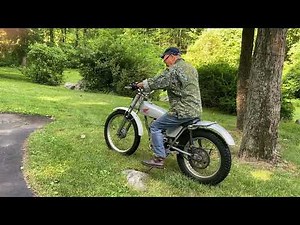 1974 Honda TL125 yard ride Trials Motorcycle