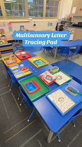 I found an awesome new activity for my multisensory letter table—a gel letter tracing pad! It’s perfect for adding that extra multisensory touch to letter practice. Students can use the attached pen to trace the letter and then smooth it over with their hand, making it a fun and engaging way to learn. | Preschool Vibes