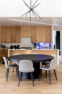 White Oak Veneer 72 Inch Round Dining Table - Etsy