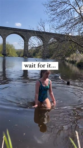 more wild swimming is my goal for the next few months! just have to work on getting out smoothly now😂#wildswimming ---- #wildswimmer #wildswimuk | Eva Exploring