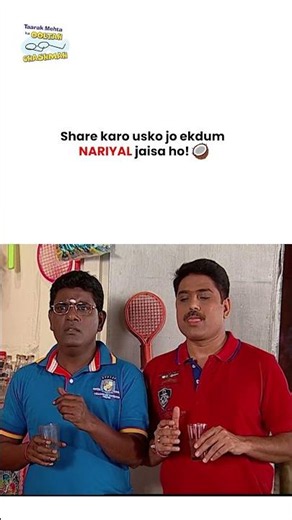 Share karo usko jo ekdum nariyal jaisa ho! #tmkoc #funny #jethalal #daya #shortsfeed #comedy #shorts