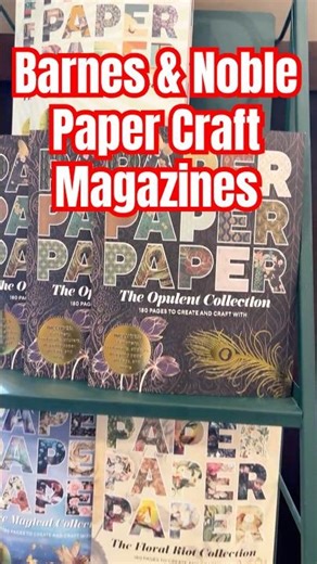 New Paper Craft Journal & Scrapbook Magazines at Barnes & Noble! #junkjournal #scrapbook #journal