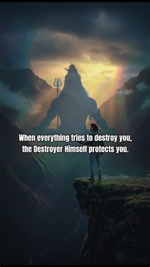 Har Har Mahadev!❤️Shiva's Massive Form in the Mountains #shivstatus #mahakal