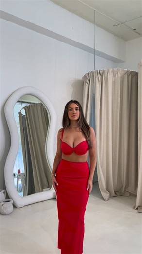 Unorthodox The Label on Instagram: "Introducing our ‘Aurora Set’ in shade ‘Ruby Red’, designed to fit larger busts 🩷 launching TOMORROW 6 pm AEDT 🫶🏼✨"