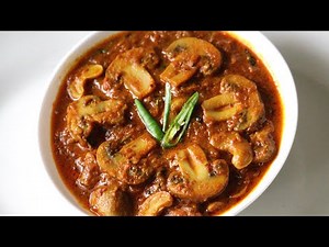 Mushroom masala curry recipe | restaurant style mushroom curry recipe