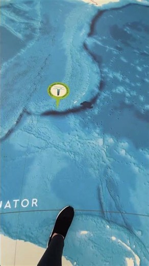 Fascinating World Ocean Map at the National Maritime Museum Greenwich