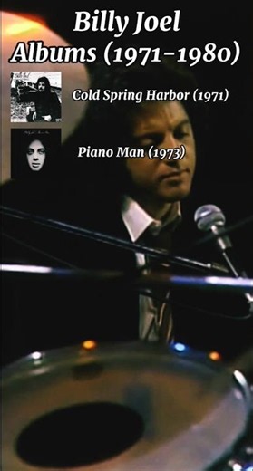 BILLY JOEL ALBUMS (1971-1980) #billyjoel #albums