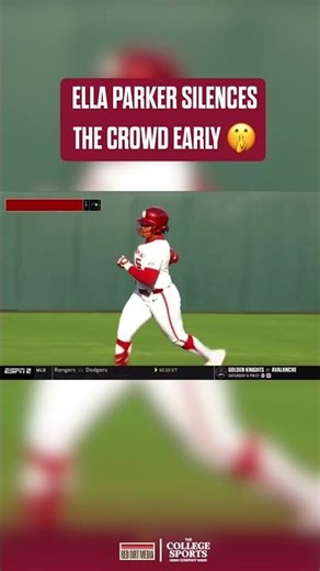 The Sooners get on the board first ☝️