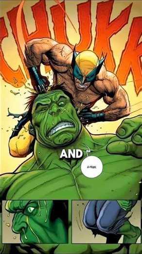 Hulk vs Wolverine | Why Hulk Can’t Truly Win?#Hulk #Wolverine #Marvel #MarvelShorts #WhoWins