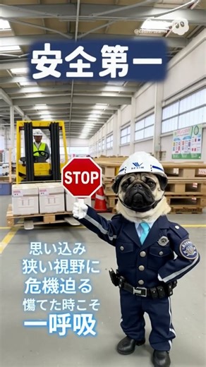 #今日のパグ警備 #安全啓発 #思い込み #セシム #shorts