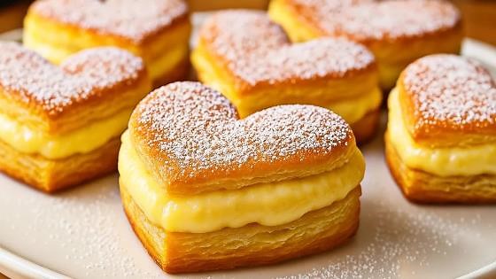 Quick puff pastry at home "In 15 minutes" + a little secret for preparation!