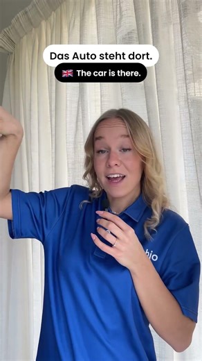 Learning German step by step 🇩🇪\n"Ich bin unten – Komm runter!"\nSimple phrases you’ll actually use