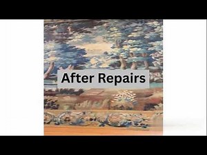 250 Years Old 16 Century Tapestry Repair in NYC