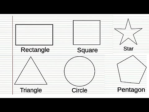 Lets draw shapes and write their name | Shapes for kids | Geometric Shapes | Littlelearntime