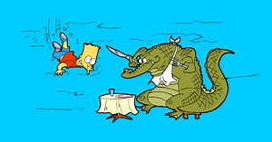 Bart Simpson Island Escape - Solución