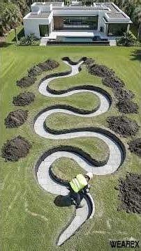 I Built a Giant Snake Shaped Koi Pond in My Backyard