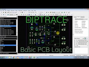 DIPTRACE PCB BASIC LAYOUT (Speaker Protect)