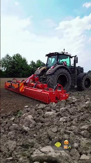 Fendt avec herse, rotative 5m￼