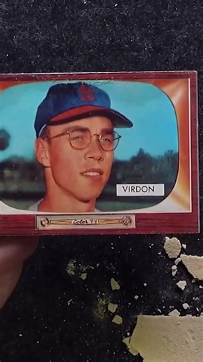 Ripping a $5,000 pack of 1955 Bowman Baseball cards 😳 (via ‪@SportsCardInvestor‬ #topps