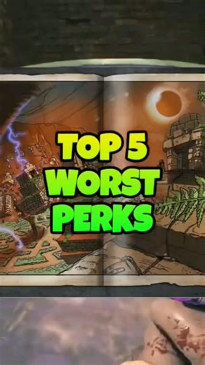 TOP 5 WORST PERKS IN CALL OF DUTY ZOMBIES #shorts #callofduty